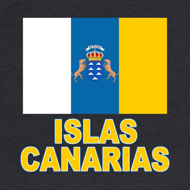 The Pride of the Canary Islands (Islas Canarias in Spanish) Flag Design by Naves